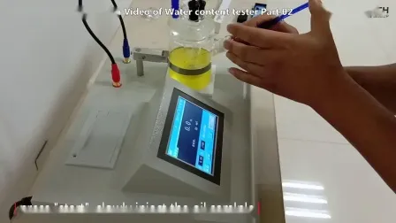 Professional Portable Transformer Liquid Oil Karl Fischer Digital Moisture Oil Water Dew Point Content Meter/Analyzer