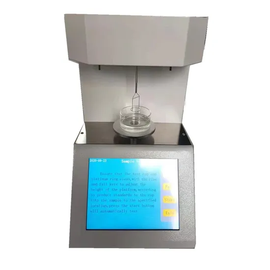 ASTM D971 Transformer Oil Surface Tension Analyzer Interfacial Tensiometer 
