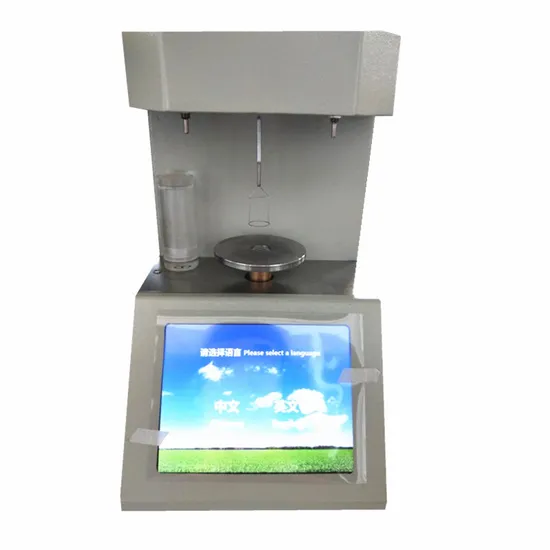 Automated Type Lab Oil Surface Tension Tester for Lube Oil 