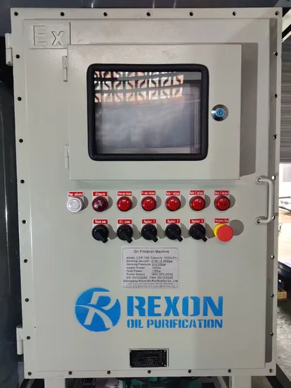 PLC Fully Automatic System Vacuum Oil Purifier for Used Cooking Oil Cleaning 